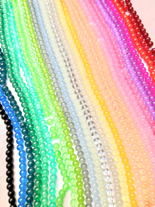 8mm glass beads