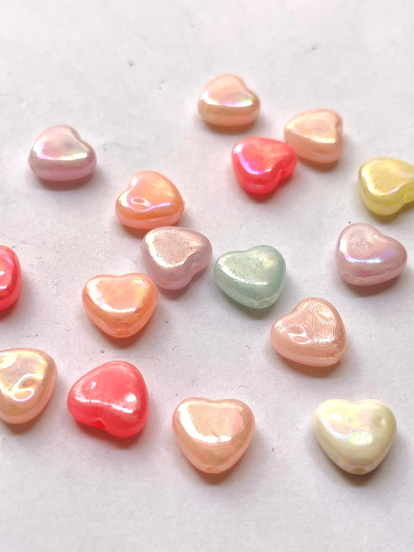 Heart beads