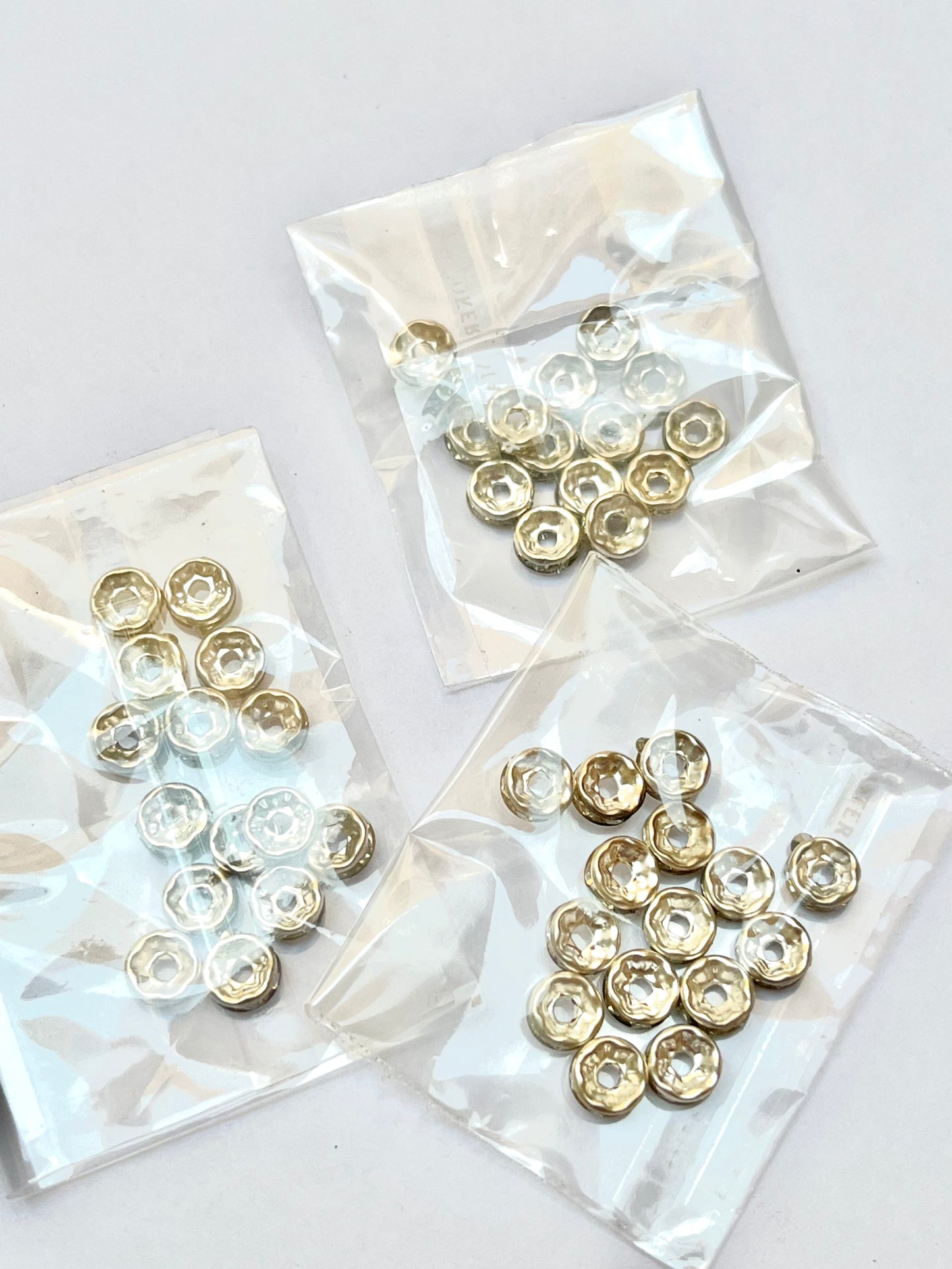 Silver spacer beads