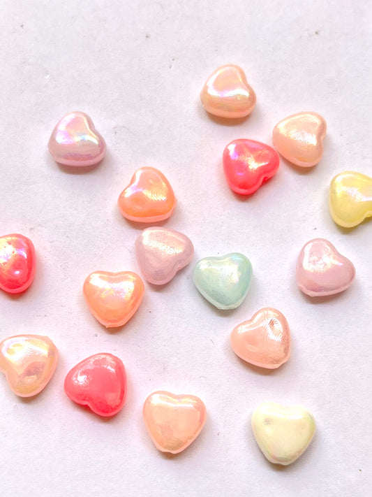 Heart beads