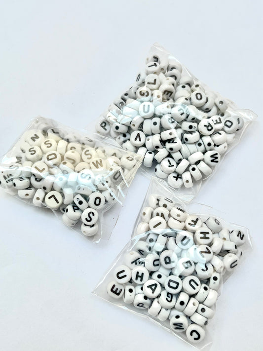 Mix alphabet beads pack
