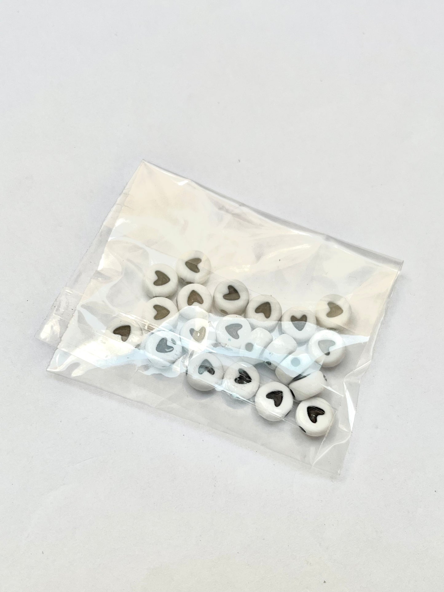 Black and white beads