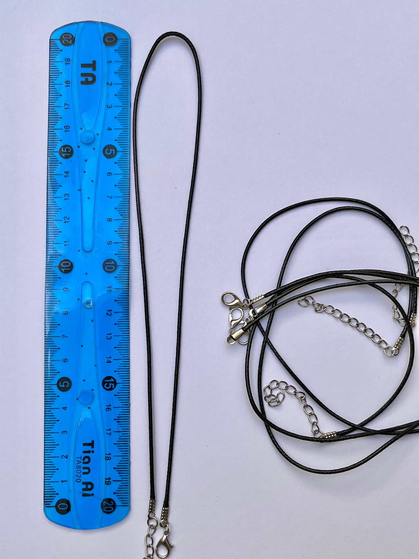 Leather cord necklace