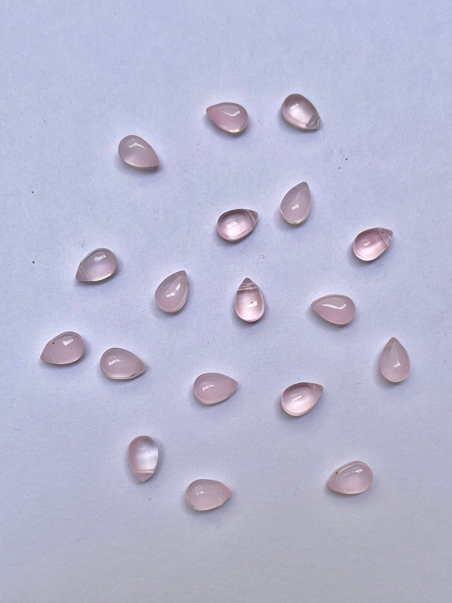 Glass drop beads