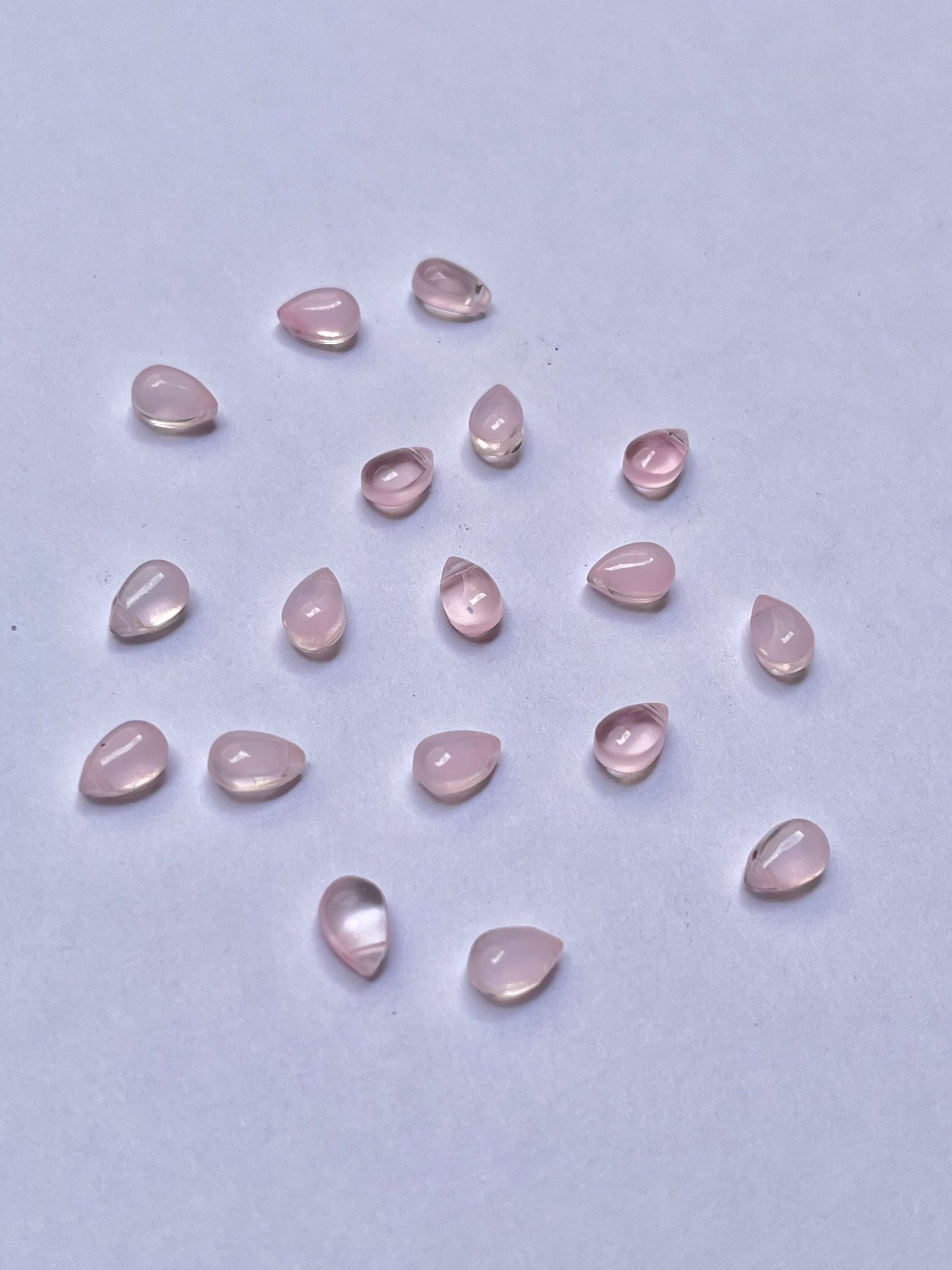 Glass drop beads