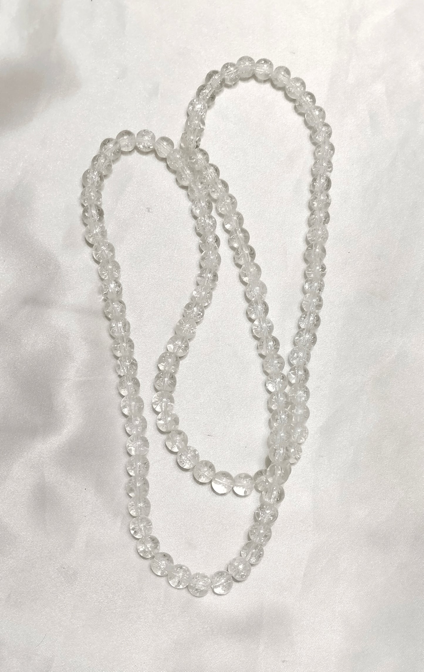 Crack glass beads
