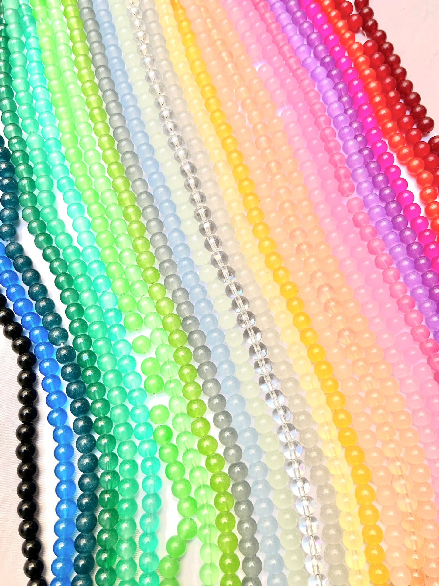 8mm glass beads