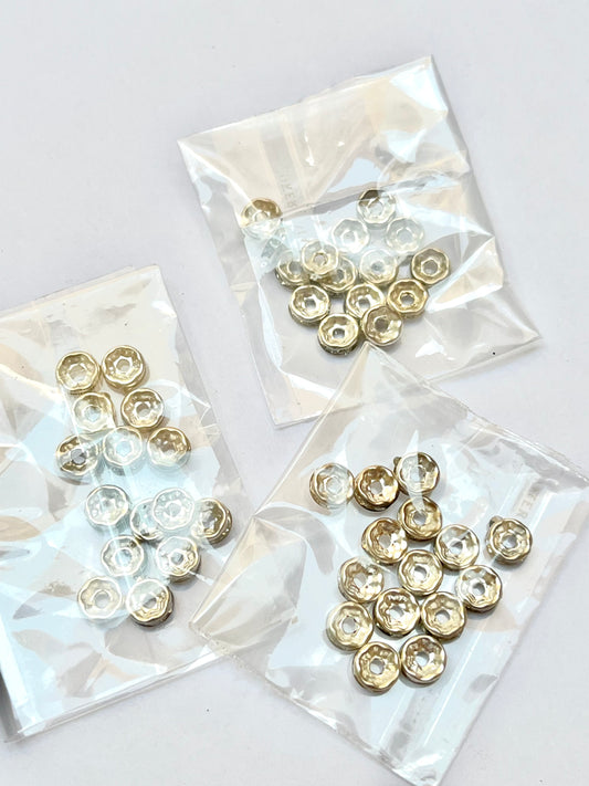 Silver spacer beads