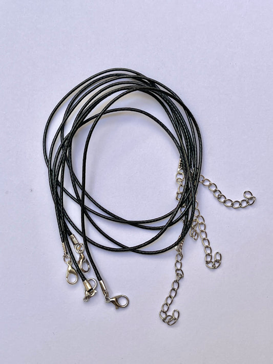 Leather cord necklace