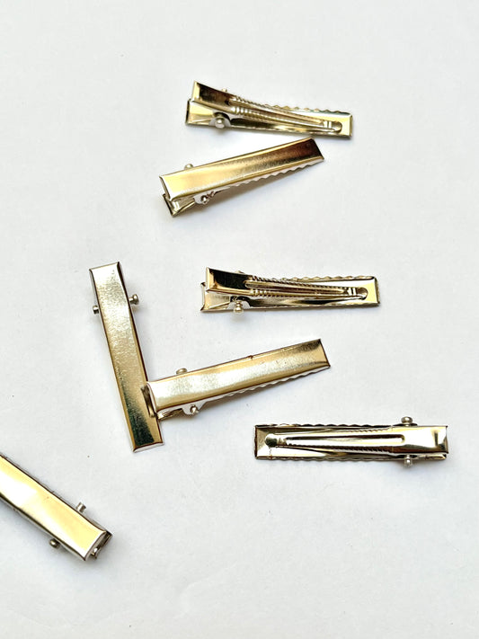Silver clips
